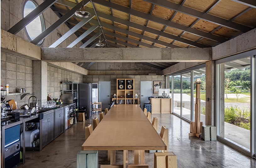 curious concrete dwellings by aoa architects seemingly hover above korean countryside - 14763